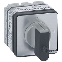 Выключатель - положение вкл/откл - PR 17 - 2П - 2 контакта - крепление на дверце | код 027406 |  Legrand